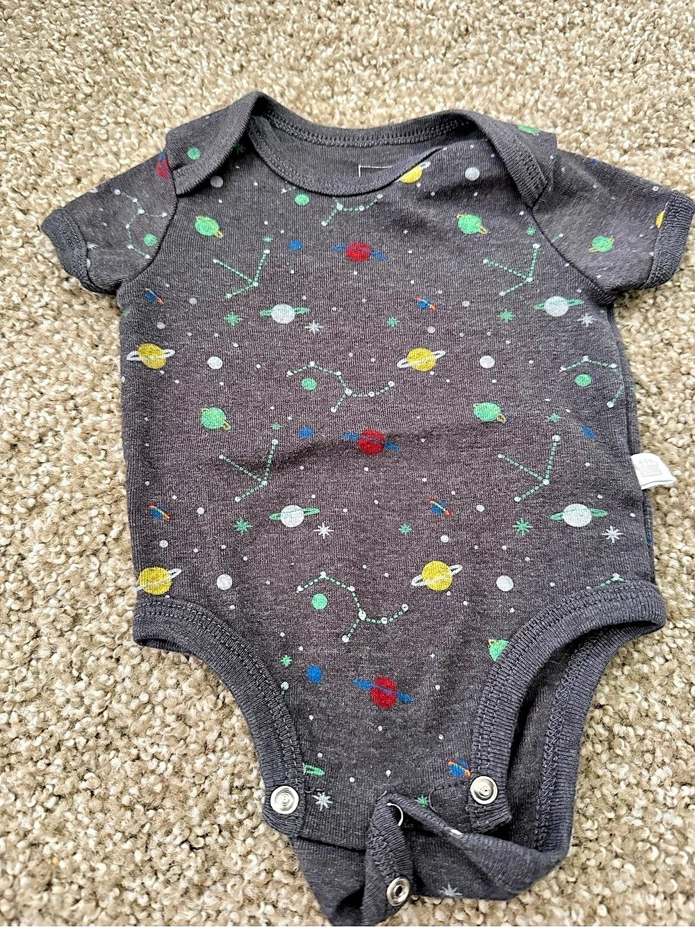 Rosie Pope Space Print Bodysuit Size 3-6M